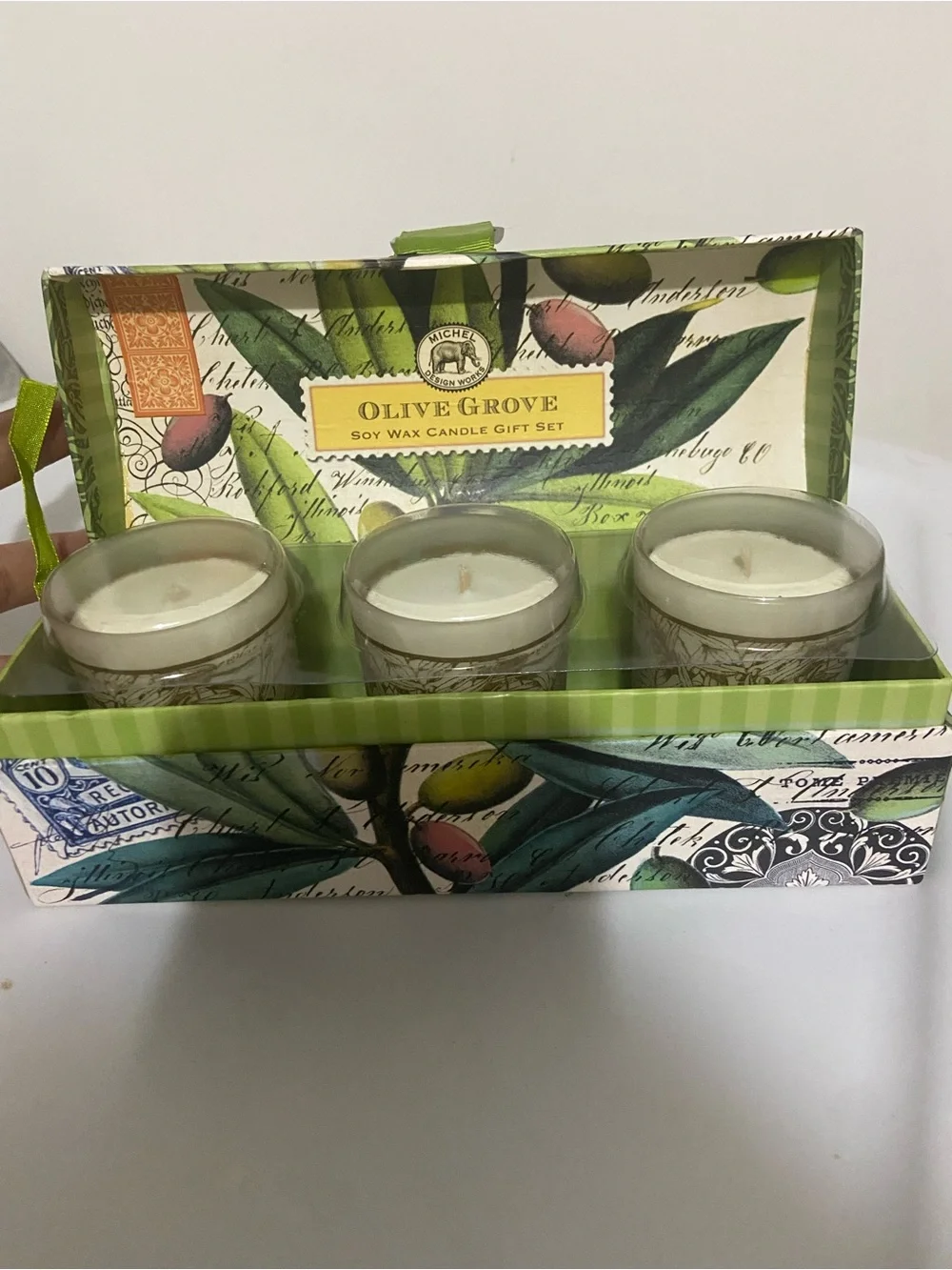 Michel Design Works Olive Grove Soy Wax Candle Gift Set -3 PC Michel Olive Grove